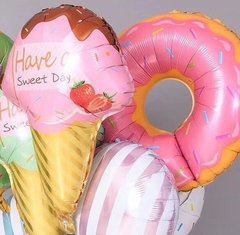 GLOBO HELADO CUCURUCHO ROSA en internet