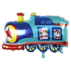 GLOBO TREN METALIZADO 40cm - comprar online