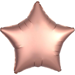 GLOBO ESTRELLA ROSE GOLD SATÍN DELUXE