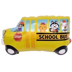 GLOBO BUS ESCOLAR METALIZADO 40cm - comprar online