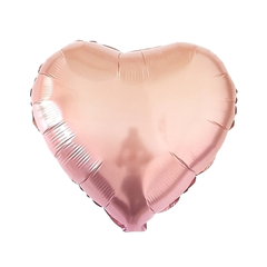 GLOBO CORAZÓN ROSA GOLD DEGRADÉ 45cm