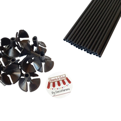 PORTAGLOBOS NEGROS x25