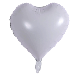 GLOBO CORAZÓN BLANCO 45cm