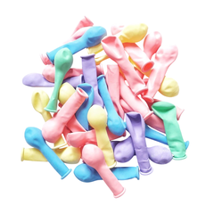 GLOBOS PASTEL 5 PULGADAS x10 - comprar online