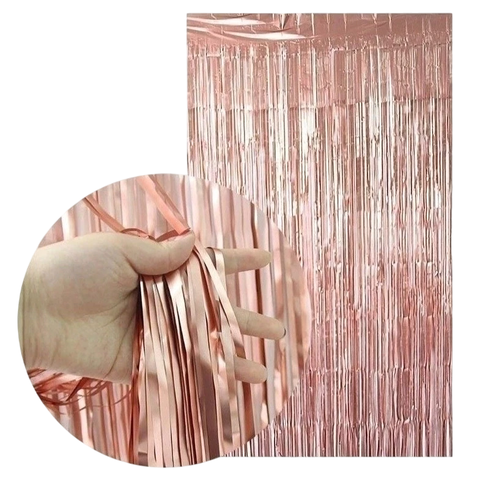 CORTINA DECORATIVA ROSE GOLD