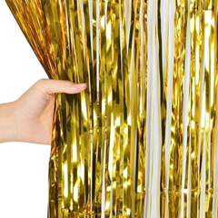 CORTINA DECORATIVA DORADA - comprar online
