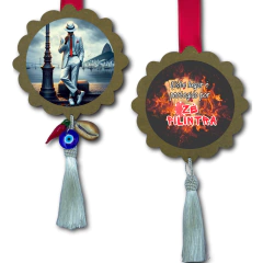 Escapulário de Porta Amuleto Enfeite de Proteção Zé Pilintra