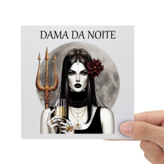 Adesivo Dama da Noite DTF UV Envernizado ProvaD'água Sticker