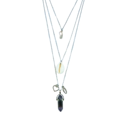 Colar Triplo Nanã - Ametista