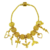 Pulseira 7 Linhas Berloques Dourada - comprar online
