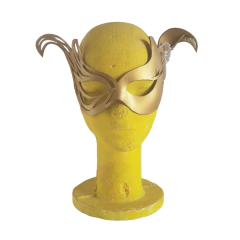 Antifaz Dorado Mascara Veneciana Cotillon Halloween Disfraz