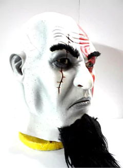 Mascara Kratos God Of War Latex Disfraz Cosplay - Mordortoys Store