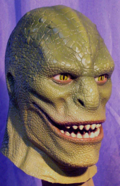Mascara Lizardmen Hombre Lagarto Latex Disfraz Cosplay - comprar online