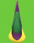 NIDITO hamaca sensorial hasta 70 kilos VERDE AMARILLO VIOLETA #3colores - comprar online
