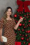 Vestido Poa Malha Creponada Luciana Pais (94348) na internet