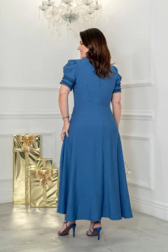 Vestido Lidy Like Com Pregas Kauly (4352) - Umarrazo.com.br