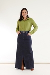 Saia Jeans Longa Bruna Joyaly [38, 40 e 48] (12832) - comprar online