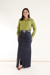 Saia Jeans Longa Bruna Joyaly [38, 40 e 48] (12832)