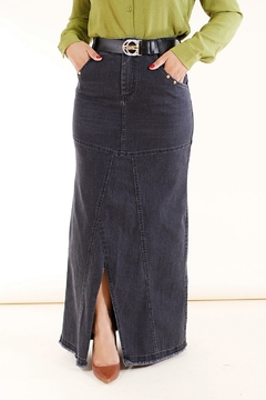 Saia Jeans Longa Bruna Joyaly [38, 40 e 48] (12832) na internet