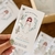 Phone Strap con estampita o tarjeta “Gracias por venir” en internet