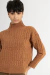 SWEATER TRENZAS CARAMELO - Mariana Dappiano Store