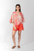 PONCHO VOILE CETA ROJO - comprar online