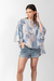 PONCHO VOILE CETA CELESTE
