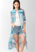 TUNICA LARGA VOILE AZUL - Mariana Dappiano Store