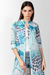 TUNICA LARGA VOILE AZUL - comprar online