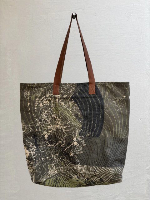 MAXI TOTE PAÑO ESTAMPADA - comprar online