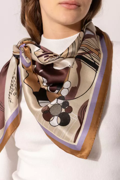 PAÑUELO ANDRA CAMEL 90