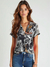 T-SHIRT SOFT JERSEY MARIPOSA NEGRO CETA