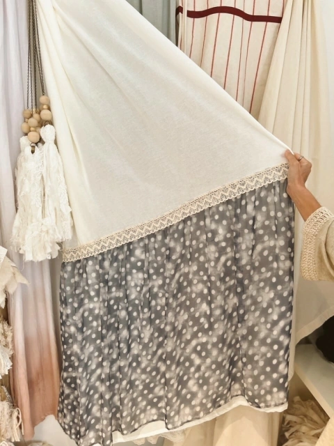 Cortina Jackie lunar gris