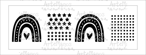 VINILO ARCOIRIS PARA MATE