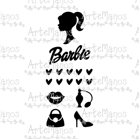 Vinilo Decorativo Barbie