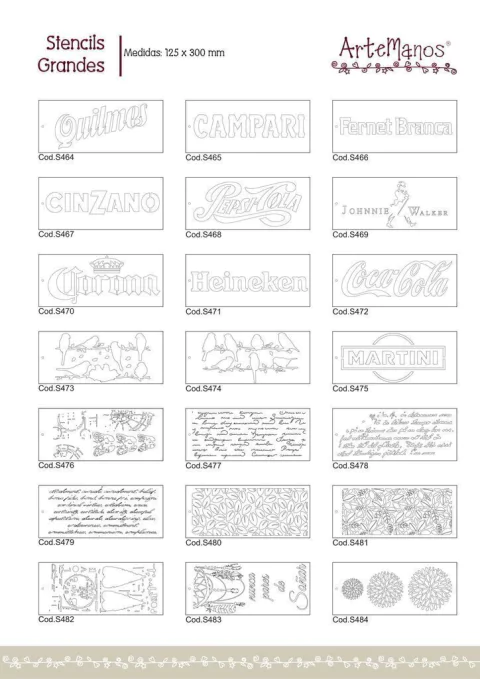 STENCIL GRANDES D