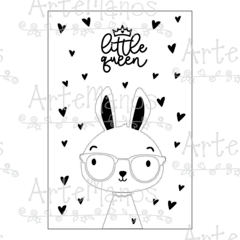 VINILO INFANTIL B: LITTLE QUEEN