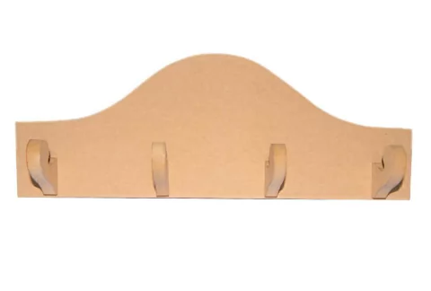 Perchero x4 con onda