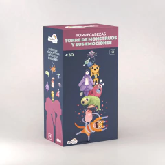 Torre de monstruos y sus emociones- rompecabezas