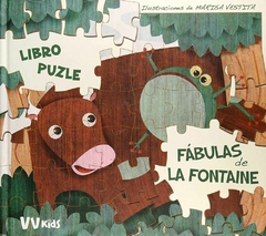 Las fábulas de La Fontaine libro puzzle - comprar online