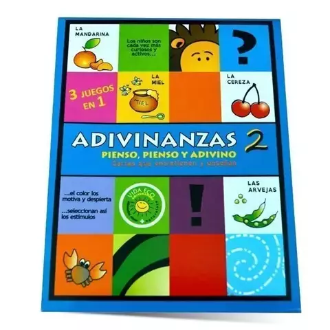 Adivinanzas 2 - Juego de Eco Tarjetas "pienso pienso y adivino"