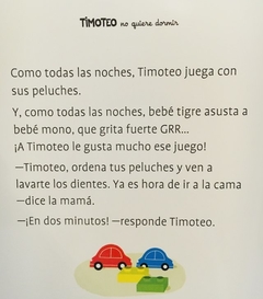 Timoteo no quiere dormir - comprar online