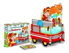 Los bomberos Libro+puzzle 3D - comprar online