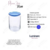 Frasco hermético de vidrio 1 Lts Plano Jar Luminarc - tienda online