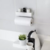 Portarrollo con estante organizador blanco Metaltru - For Home