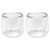Set x2 vasos doble pared de vidrio 200 ml - comprar online