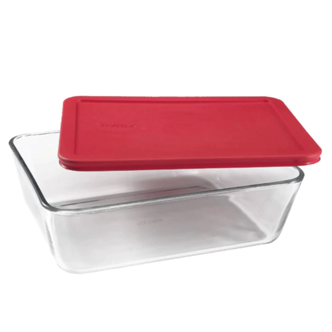 Contenedor de vidrio rectangular 2,6 lts Simply Store Pyrex - comprar online