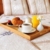 Bandeja de cama con patas 50x30 cm Bamboo - For Home