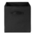 Canasto organizador plegable de tela Negro 31x31x31 - comprar online