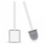 Escobilla de inodoro de silicona Smart Flex blanca